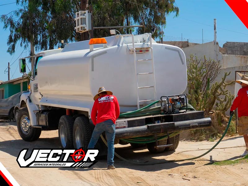 Vector servicios de drenaje